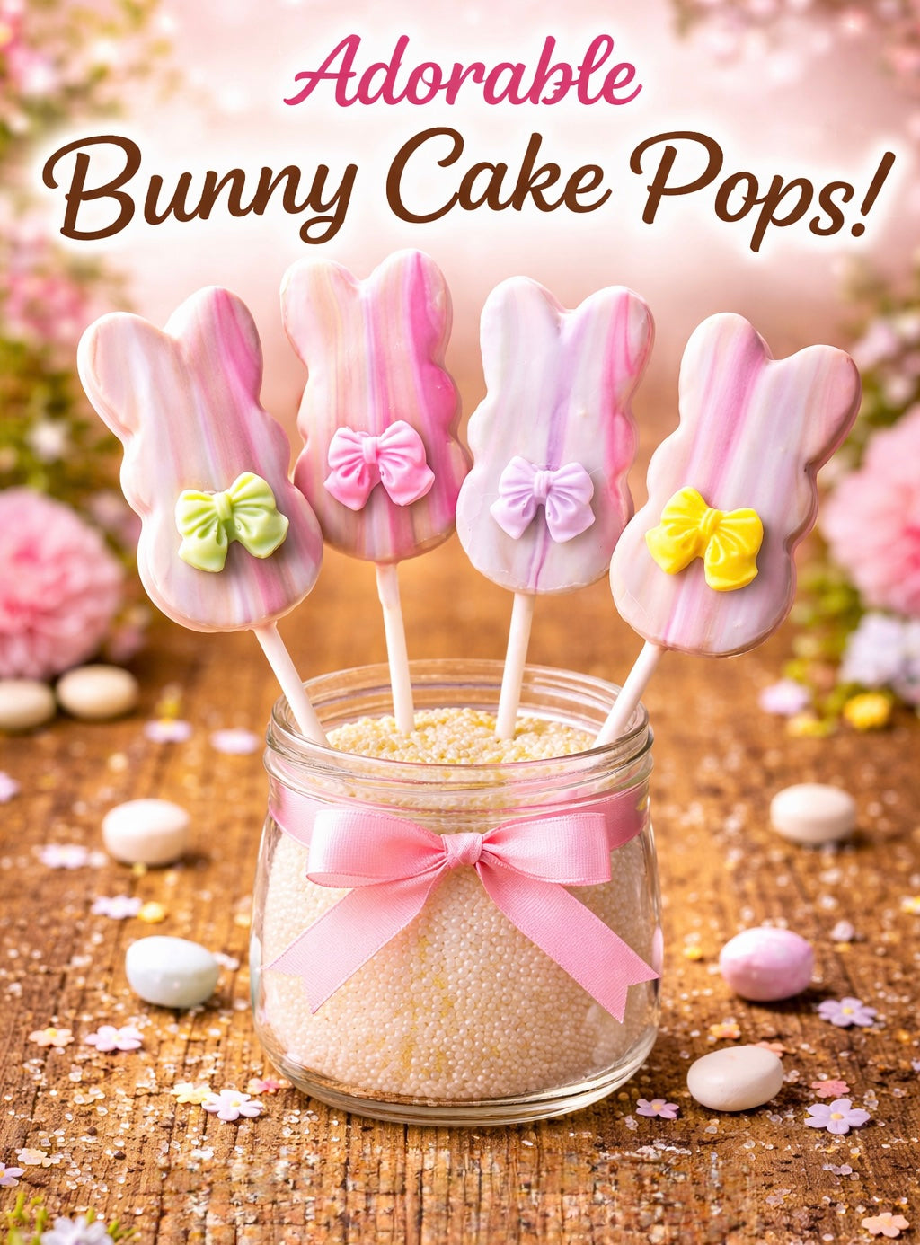 Bunny Funfetti Cake Pops