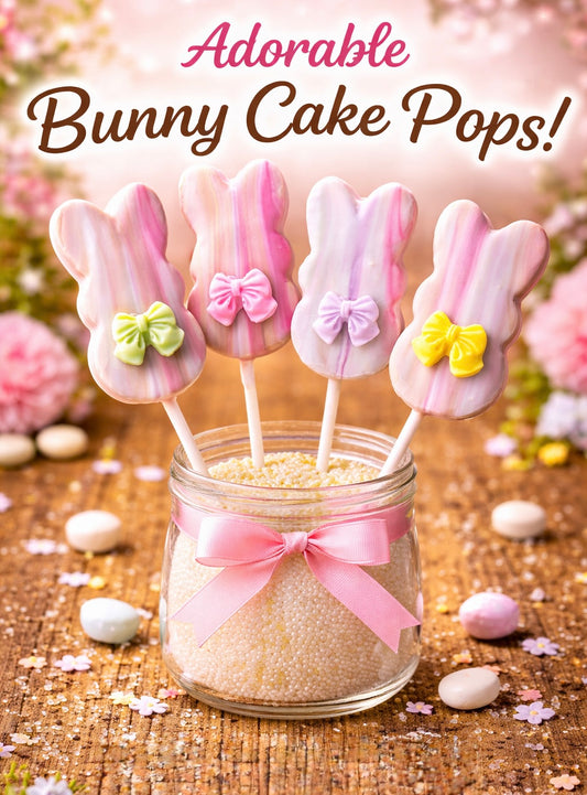 Bunny Funfetti Cake Pops